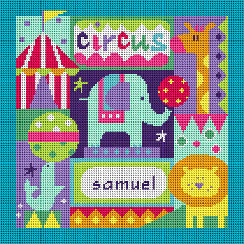 Circus Needlepoint Kit