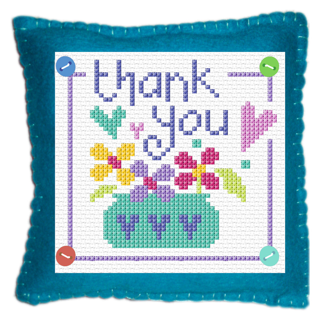 Thank You  Stitch a Gift Cross Stitch Kit