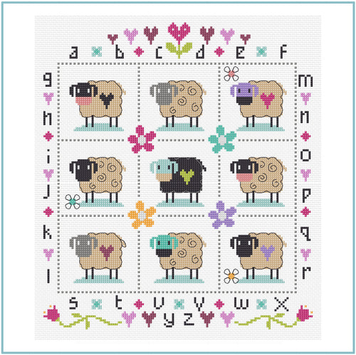 Country Sheep Cross Stitch Kit
