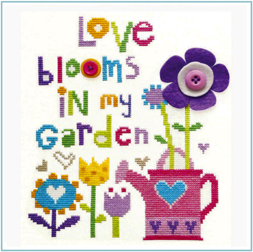 Love Blooms Cross Stitch Chart