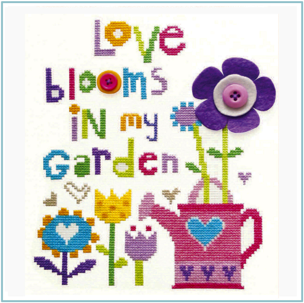 Love Blooms Cross Stitch Chart