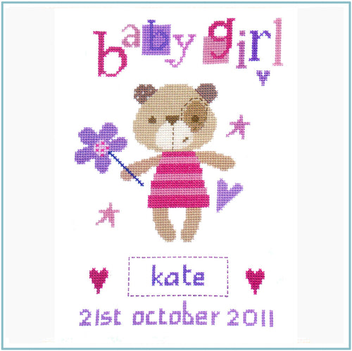 Madison Girl Cross Stitch Chart