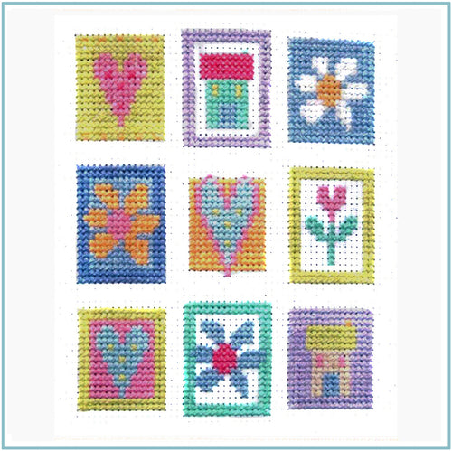 Patchwork Squares Cross Stitch Kit