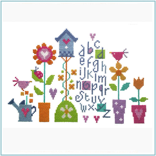 Pretty Garden Cross Stitch Chart