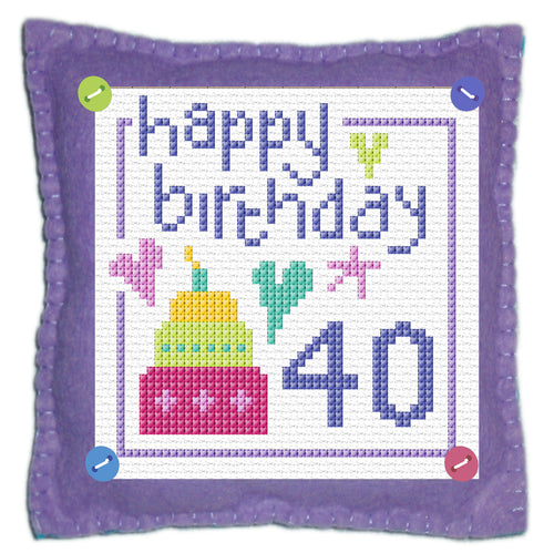 Happy Birthday Stitch a Gift Cross Stitch Kit