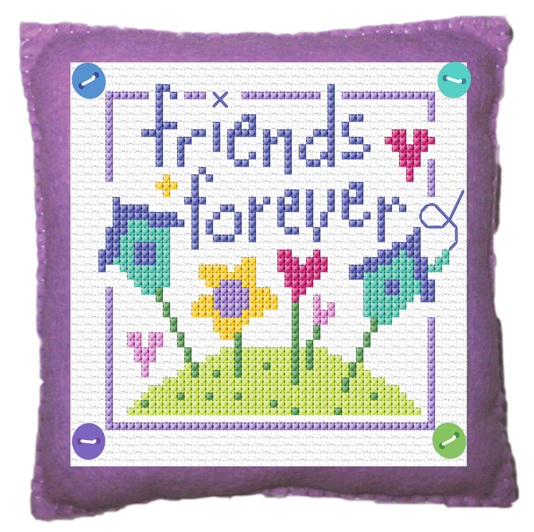 Friends Stitch a Gift Cross Stitch Kit