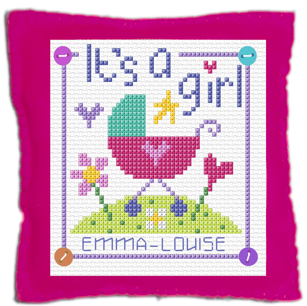 Baby Girl Stitch a Gift Cross Stitch Kit
