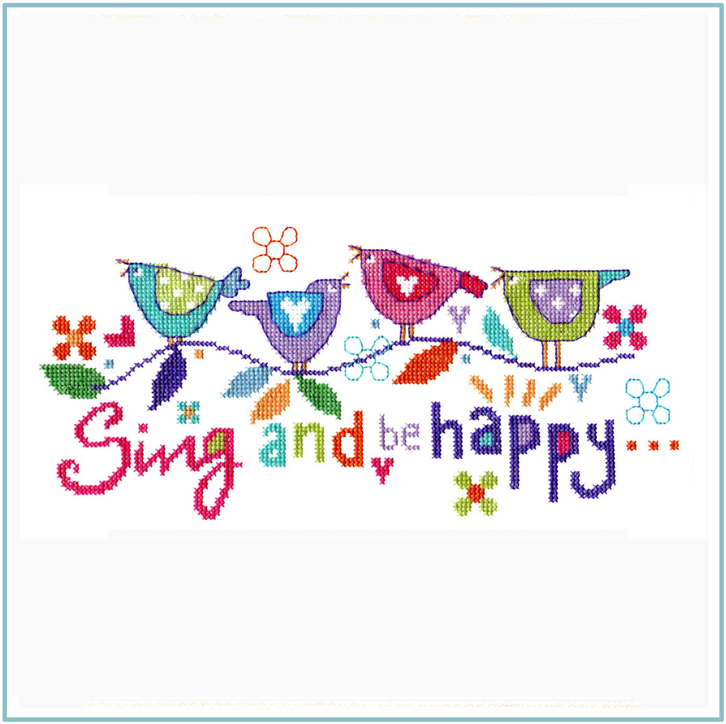 Sing and be Happy Cross Stitch Kit