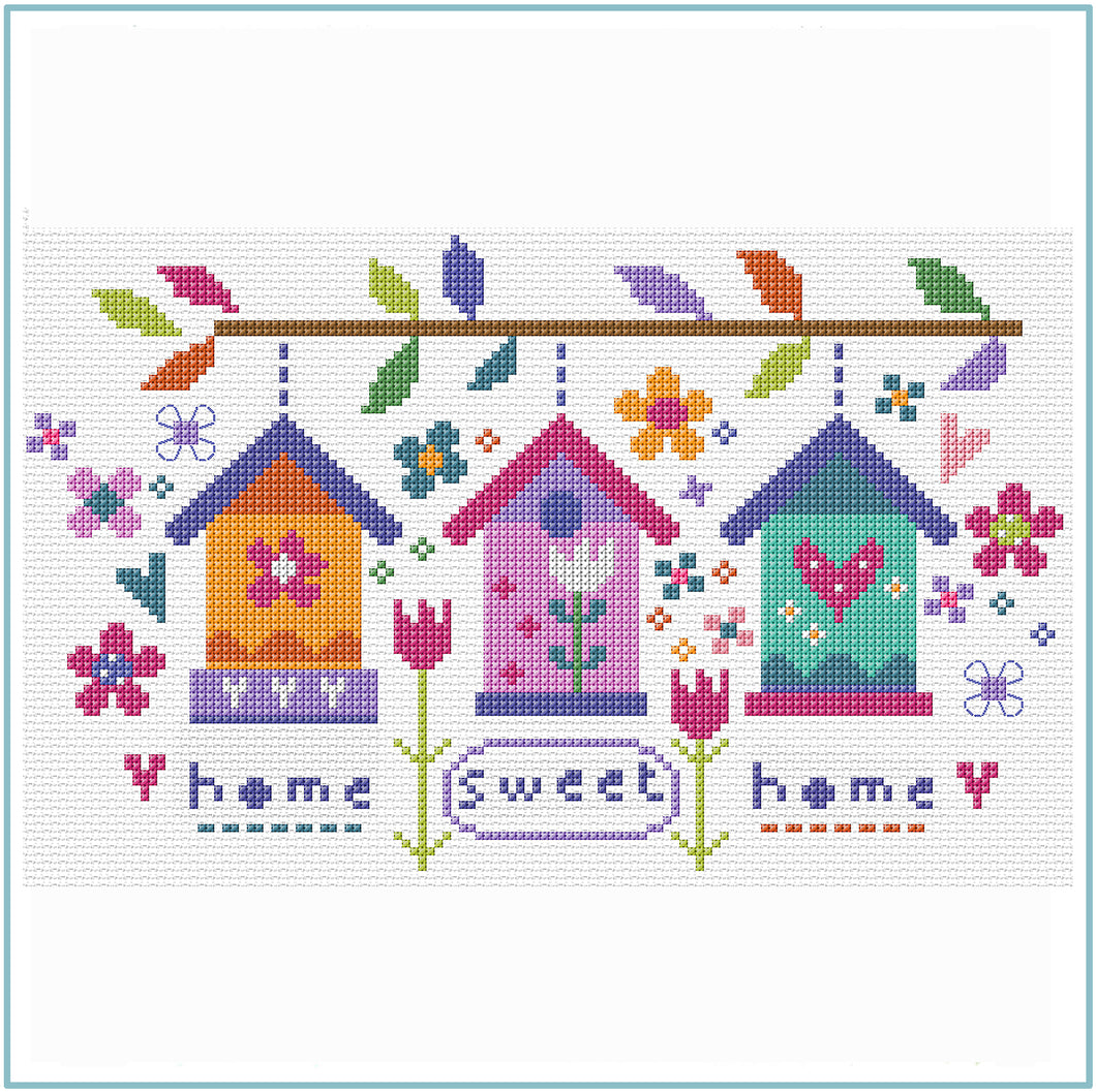 Sweet Garden Sampler Cross Stitch Chart