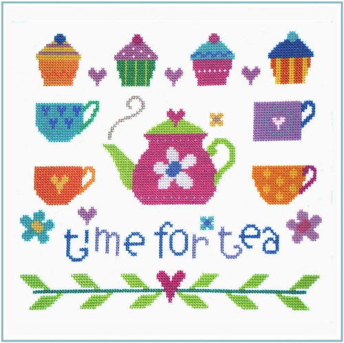 Time for Tea Cross Stitch Kit