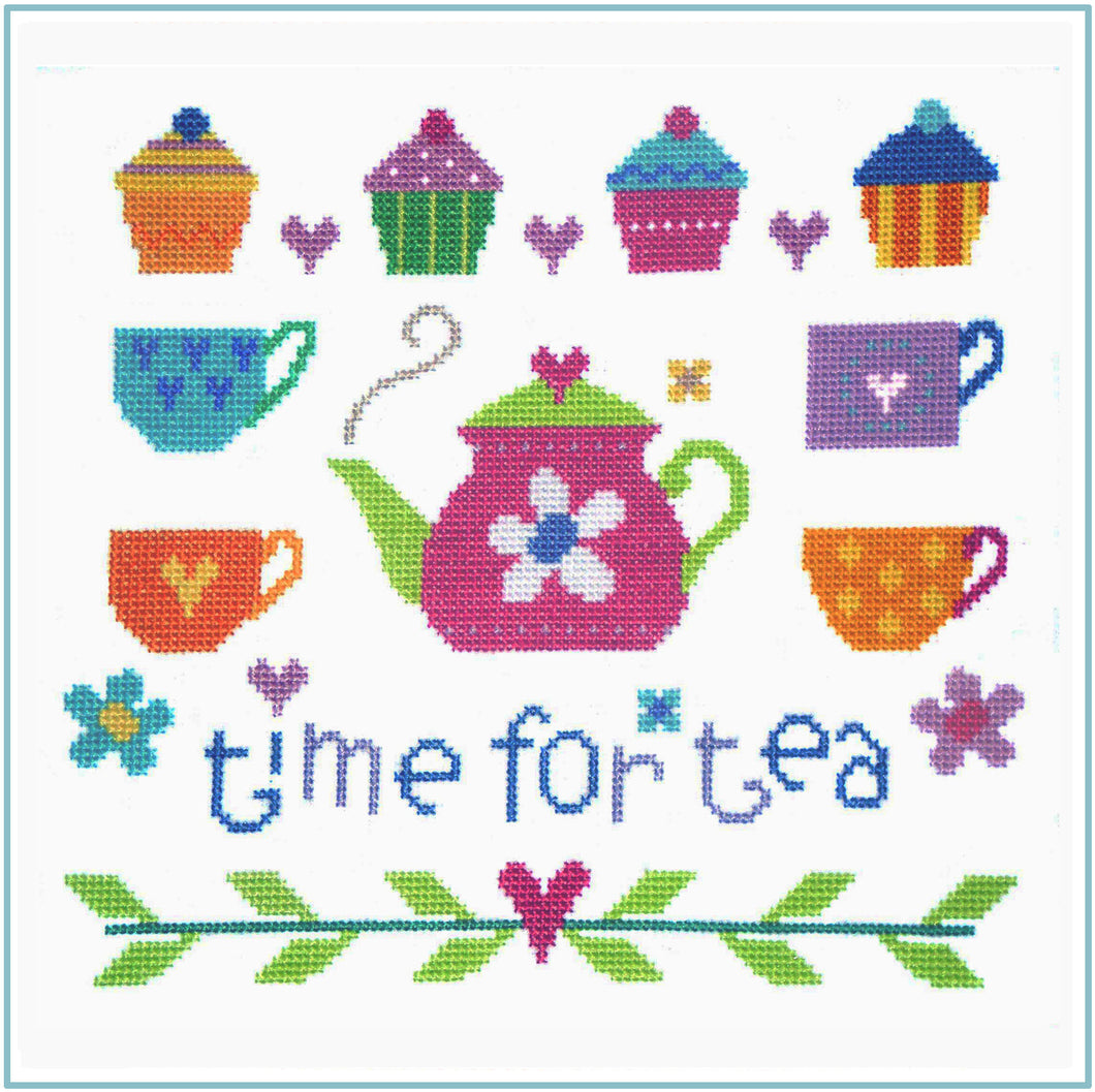 Time for Tea Cross Stitch Chart