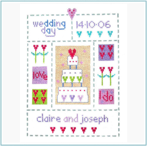 Wedding Sampler Cross Stitch Kit