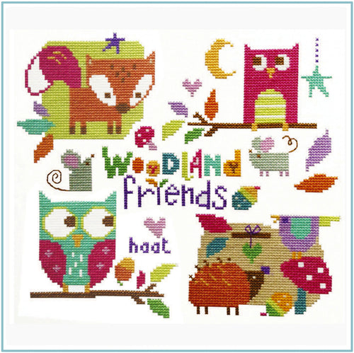 Woodland Friends Cross Stitch Kit
